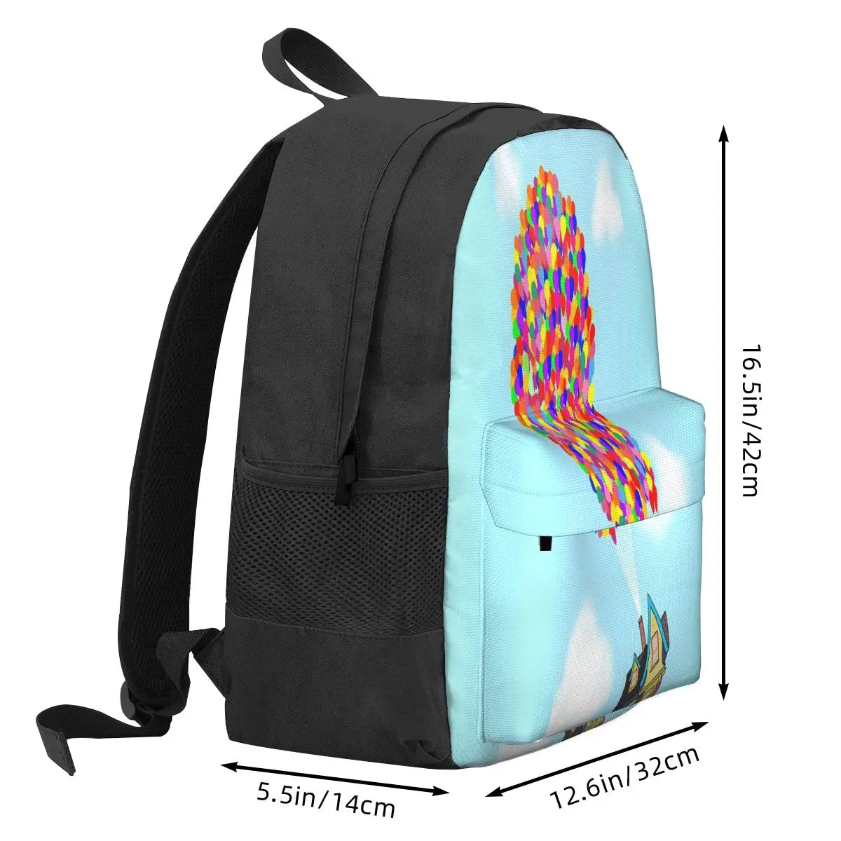 Harajuku Zipper Close Men's Waterproof Backpack