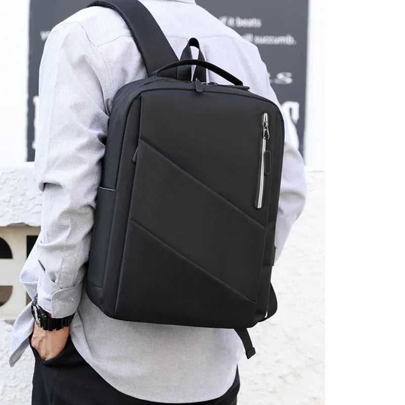 Waterproof USB Charging Backpack for Men Business Travel