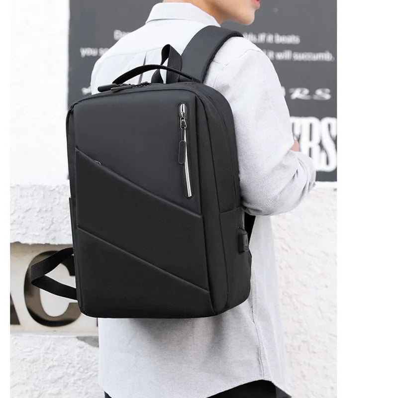 Waterproof USB Charging Backpack for Men Business Travel
