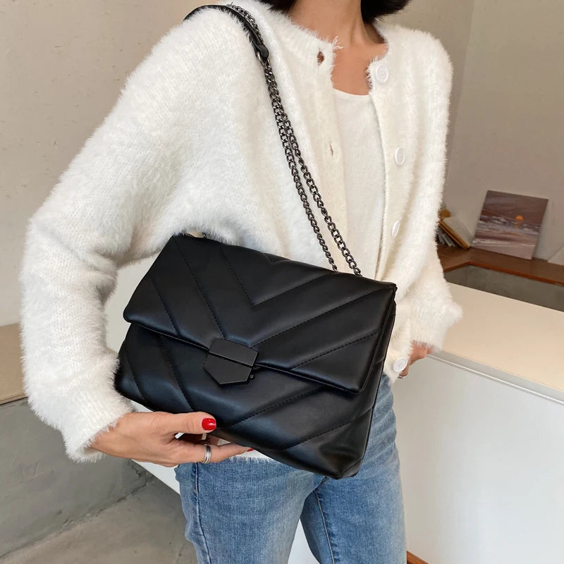 V-line Crossbody Bag For Women Shoulder Handbag