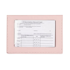 Vaccination Certificate Leather Storage Bag