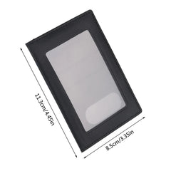 Vaccination Certificate Leather Storage Bag