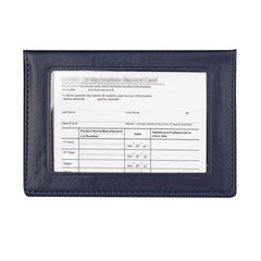 Vaccination Certificate Leather Storage Bag