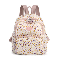 Small Backpacks Women Waterproof Flower Printing Female Shoulder School Bags