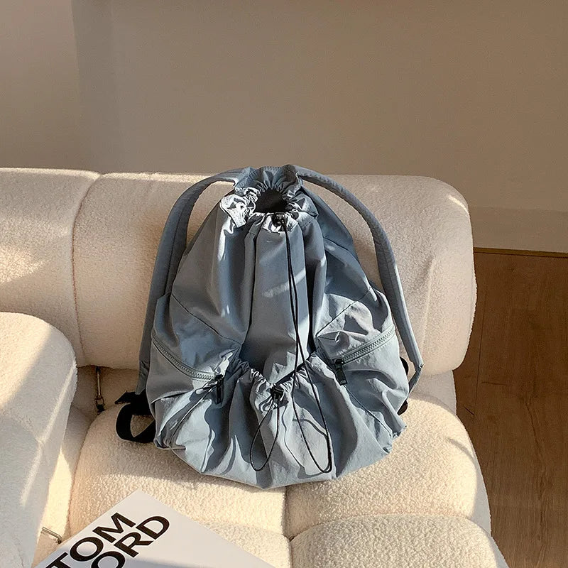 Lightweight Nylon College Backpack Laptop Bag
