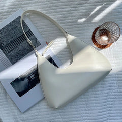 Women's PU Leather Shopping Bag Casual Shoulder Pouch