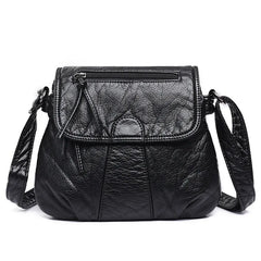 Soft Leather Crossbody Small Bag Shoulder Daypack for Women