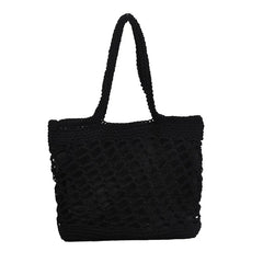 Large Capacity Bucket Bag Candy Woven Portable Shoulder Bag