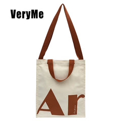 Casual Canvas Large Capacity Handbag For Women Shoulder Bag