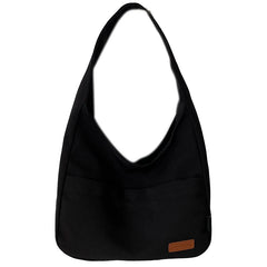 Canvas Shoulder Bag Casual Female Handbags Solid Travel Shopping Pack