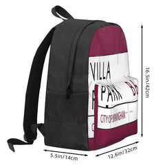 Villa Park Road Sign Backpacks Men's and Women's Rucksack