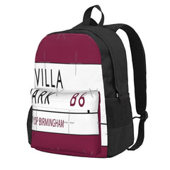 Villa Park Road Sign Backpacks Men's and Women's Rucksack