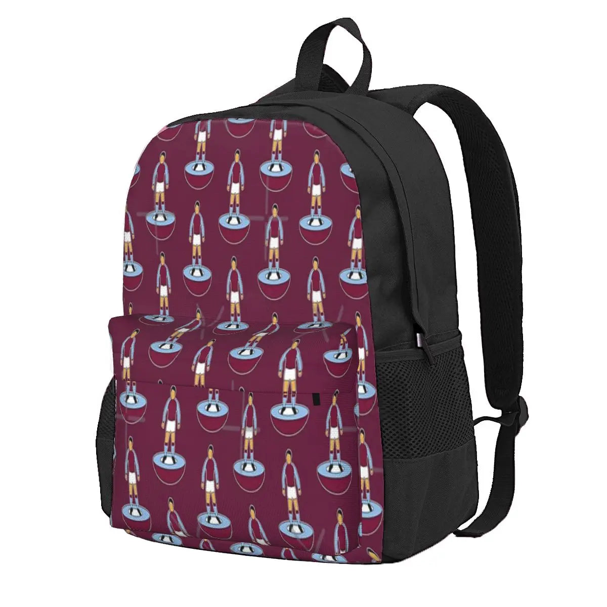 Villa Table Footballer Backpacks Unisex Zipper Backpacks
