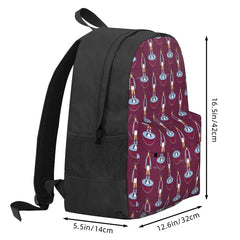 Villa Table Footballer Backpacks Unisex Zipper Backpacks