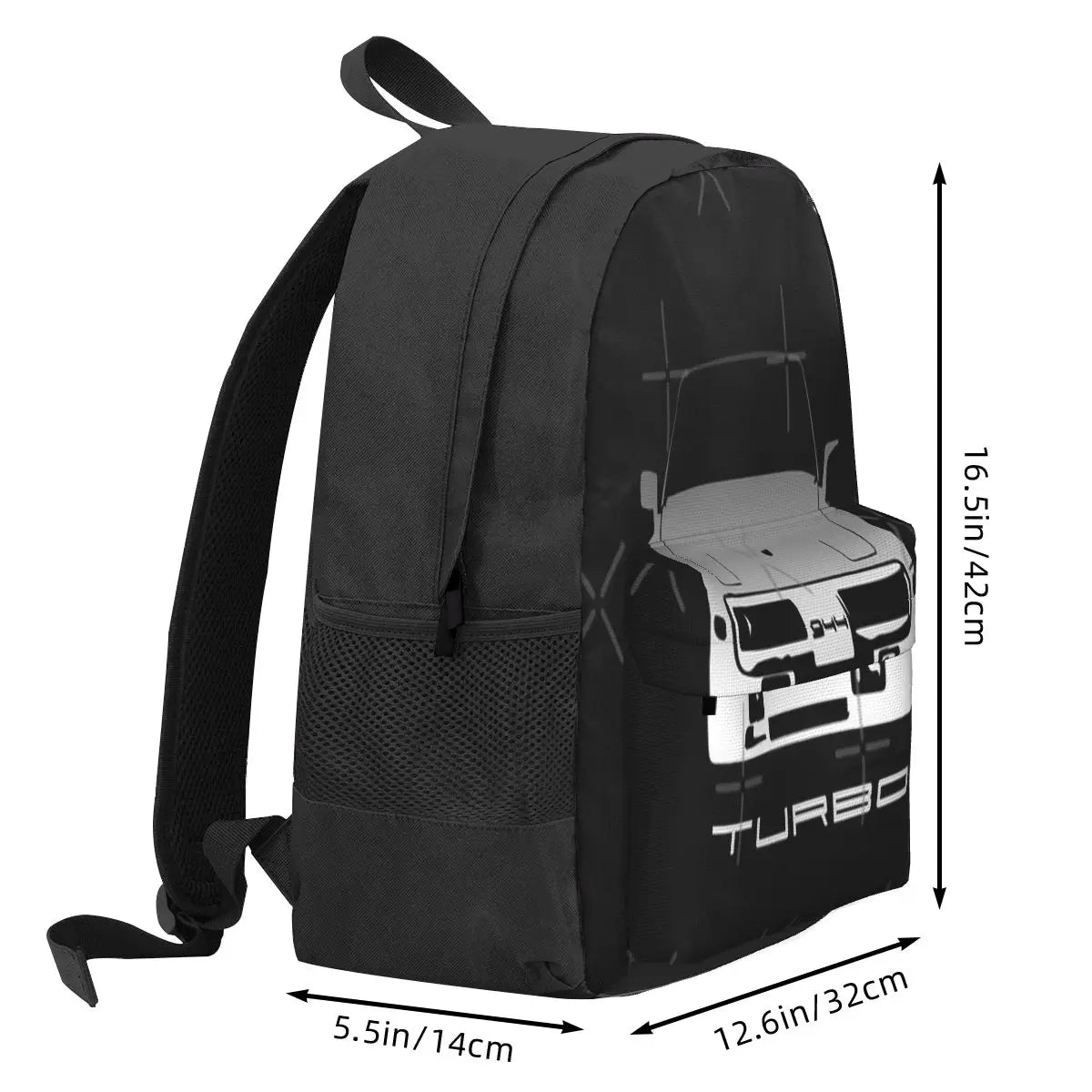 Vintage 944 Turbo Stencil Backpacks Men's & Women's School Bags