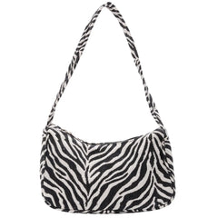 Vintage Animal Pattern Women Small Underarm Shoulder Bags Cloth Female Daily Cas