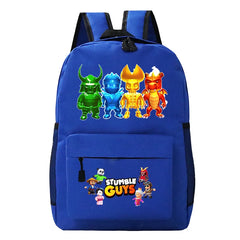Vintage Backpacks Outdoor Stumble Guys Sports Camping Canva Bag