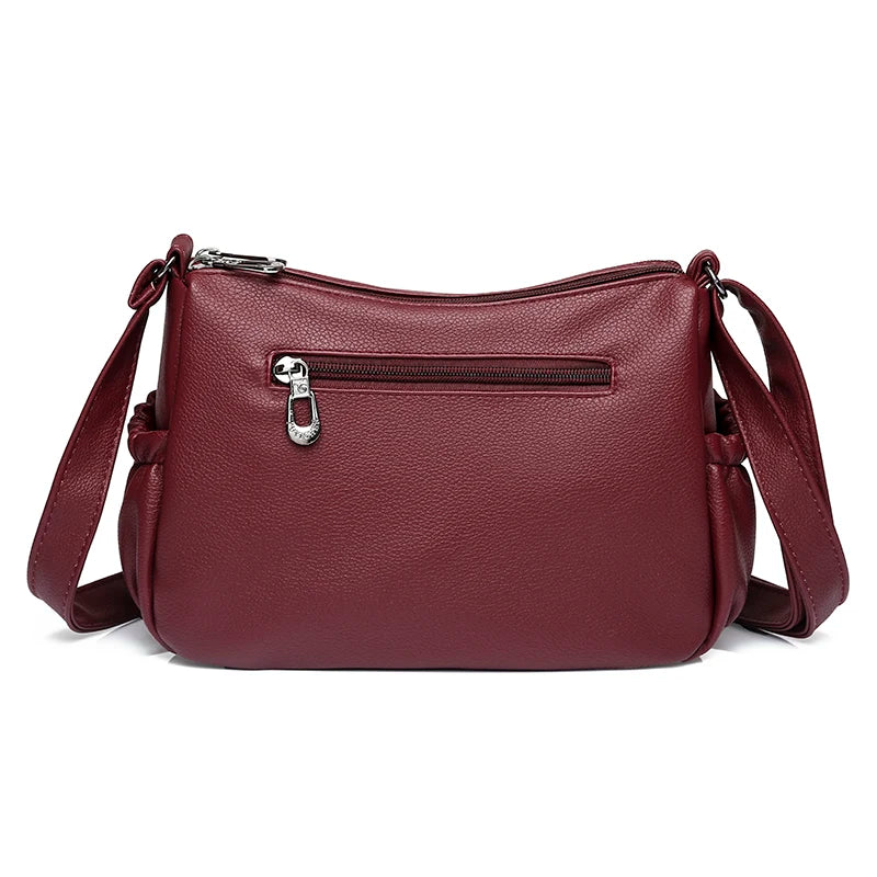 Vintage PU Leather Shoulder Bags Women