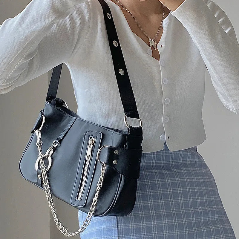 Vintage Women Clutch Purse Handbags Chain Small Shoulder Bags