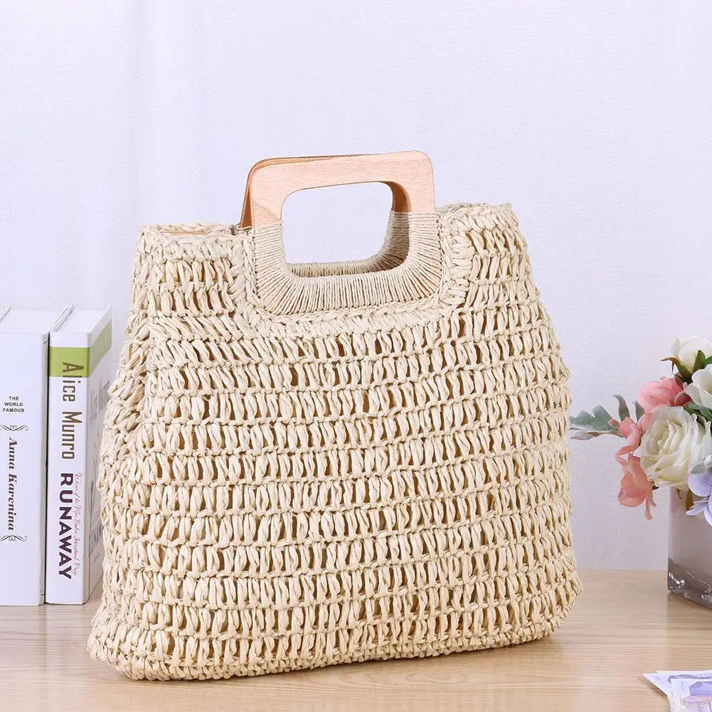 Bohemian Straw Bag for Women - Summer Large Capacity Beach Handbags