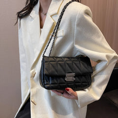 Vintage Chain Handbag Purses For Women Shoulder Crossbody Bag