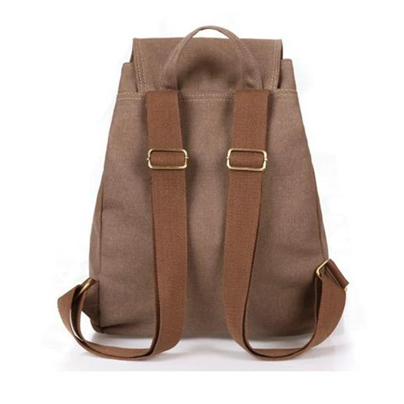 Vintage Canvas Backpacks Men Bags Travel Students Casual For Hiking Travel Campi