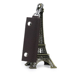 Vintage Car Key Pouch Bag Case Leather KeyChain Unisex Key Bag