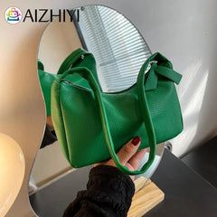 Vintage PU Leather Shoulder Bag Ladies Small Purse Top Handle Totes