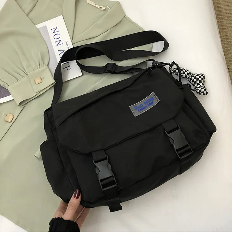Vintage Casual Shoulder Bags for Women Large Capacity Crossbody Messenger Bag