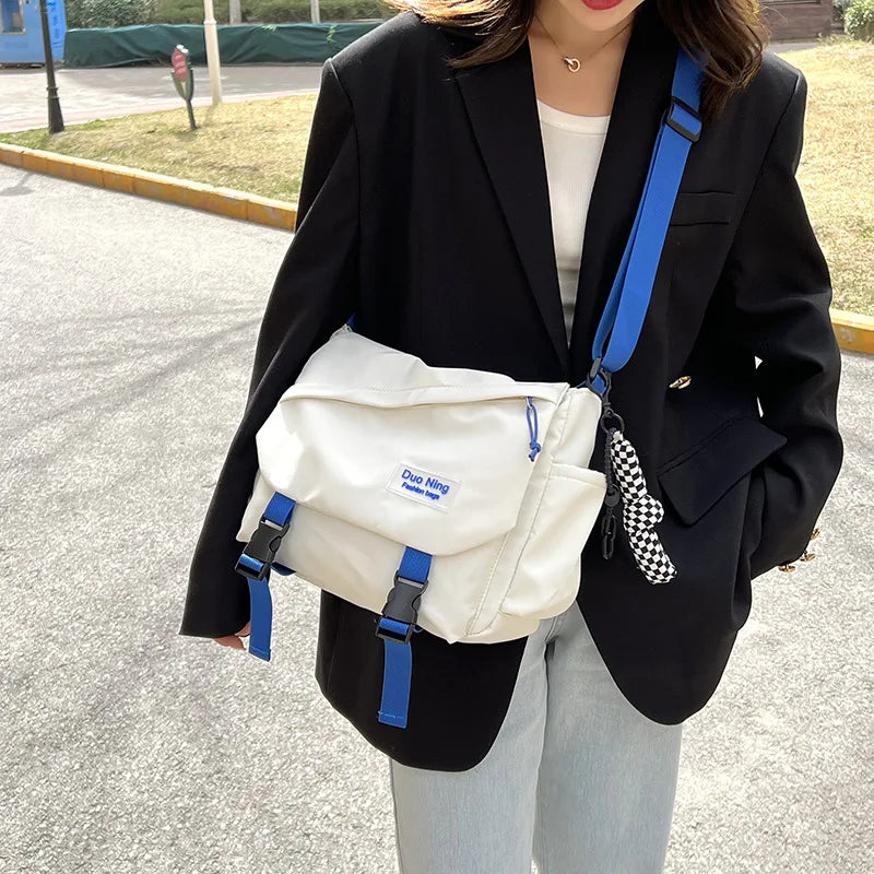 Vintage Casual Shoulder Bags for Women Large Capacity Crossbody Messenger Bag