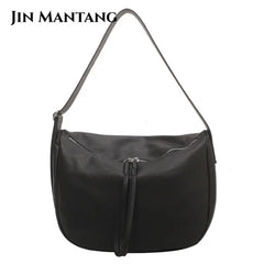 Vintage Soft Leather Handbags Purses Women Shoulder Crossbody Bags