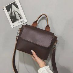 Vintage Shoulder Bags Women Cross Body Cover Solid Satchels Female Stylish