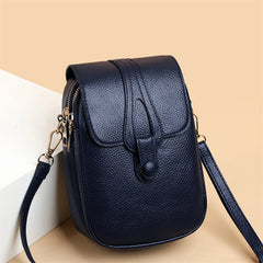Small Shoulder Bags for Women Retro PU Leather Crossbody Phone Purse Messenger B