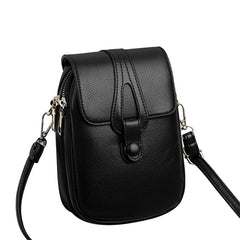 Small Shoulder Bags for Women Retro PU Leather Crossbody Phone Purse Messenger B