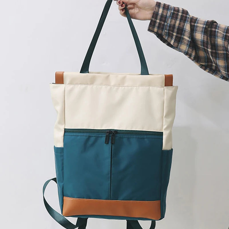 Vintage Girls Waterproof Large Capacity Travel Laptop Backpack