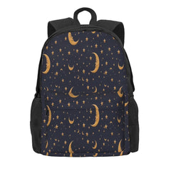Vintage Moon And Stars Backpacks Men's Bags For Women