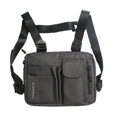 Vintage Hip Hop Tactical Functional Men Shoulder Bag Streetwear