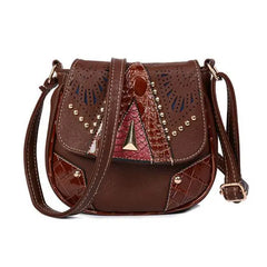 Vintage Hollow Out Women Shoulder Bag High Crossbody Bags