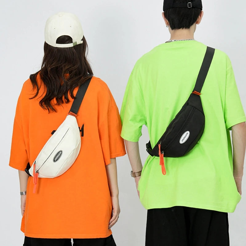 Vintage Japanese Style Chest Bag Adjustable Phone Pack Messenger Bag