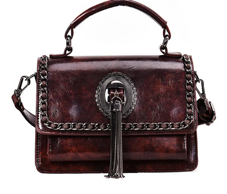 Vintage Ladies Shoulder Bag Cross-Body Messenger Bag