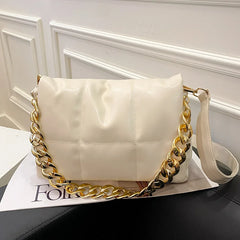 Vintage Large Capacity Armpit Bag Soft PU Leather Women's Handbag