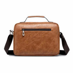 Vintage Cross-body Shoulder Bag Men's Casual Leather Tote