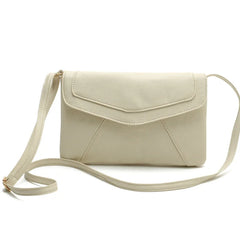 Vintage Leather Clutch Bag Crossbody Enveloped Small Shoulder Bags