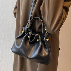 Vintage Woman Bucket Bag TOTE Bags Mini Purse Lady Shoulder Bag