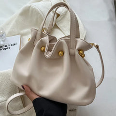 Vintage Woman Bucket Bag TOTE Bags Mini Purse Lady Shoulder Bag