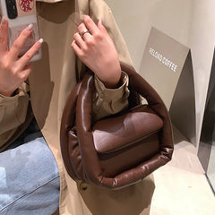 Vintage Totes Small Crossbody Handbag Women Quilted Shoulder Bag