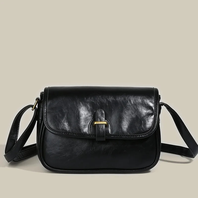 Vintage PU Leather Women Crossbody Messenger Bags Ladies Handbags