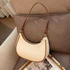 Vintage Saddle Shaped Underarm Shoulder Bags For Women