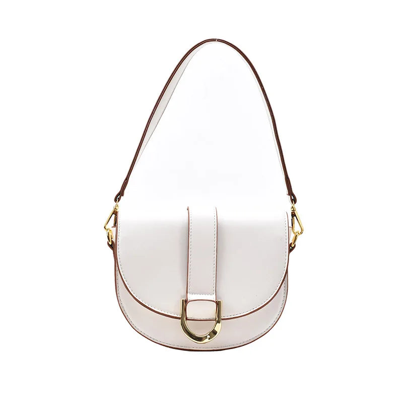 Vintage Leather Crossbody Bag for Ladies Small Handbags