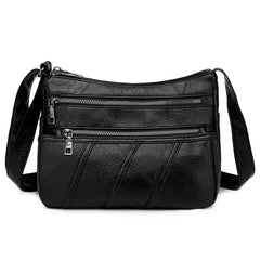 Vintage Satchel Crossbody Bag Women Lightweight Pockets Messenger Shoulder P